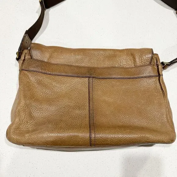 COACH BLEECKER LEGACY LEATHER COURIER BAG BRASS CIGAR F71070 - Picture 2 of 11